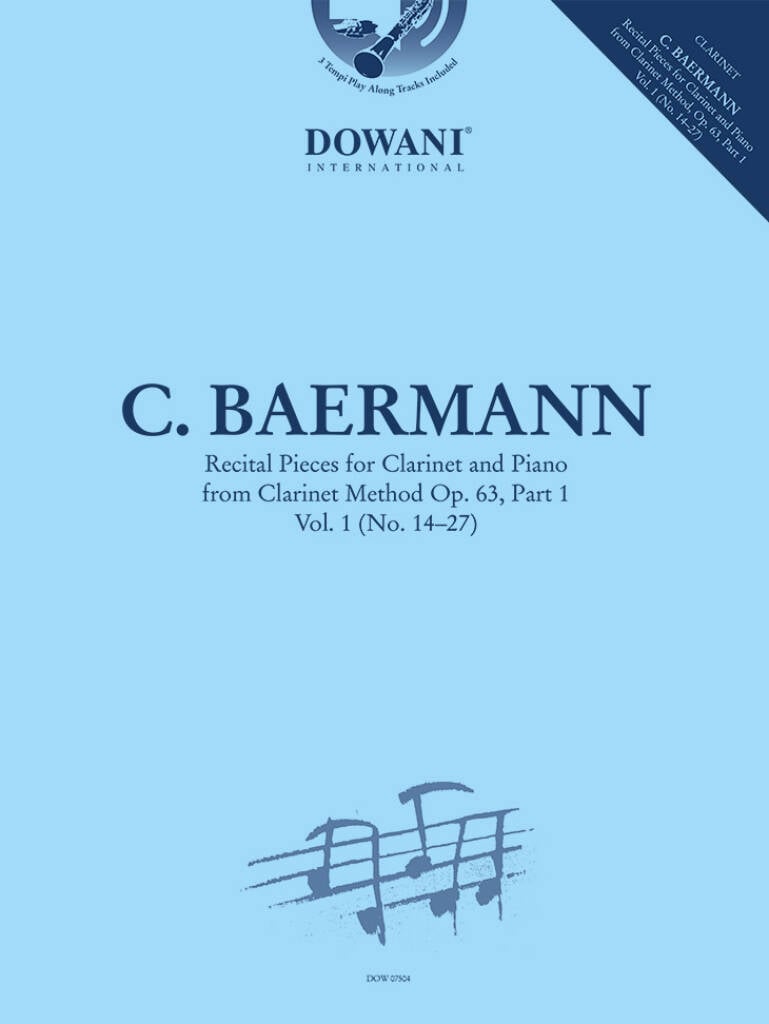 Study for Clarinet in Bb and Piano Op. 63 - Part 1